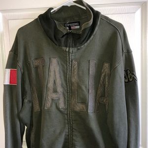 KAPPA italia green zip up